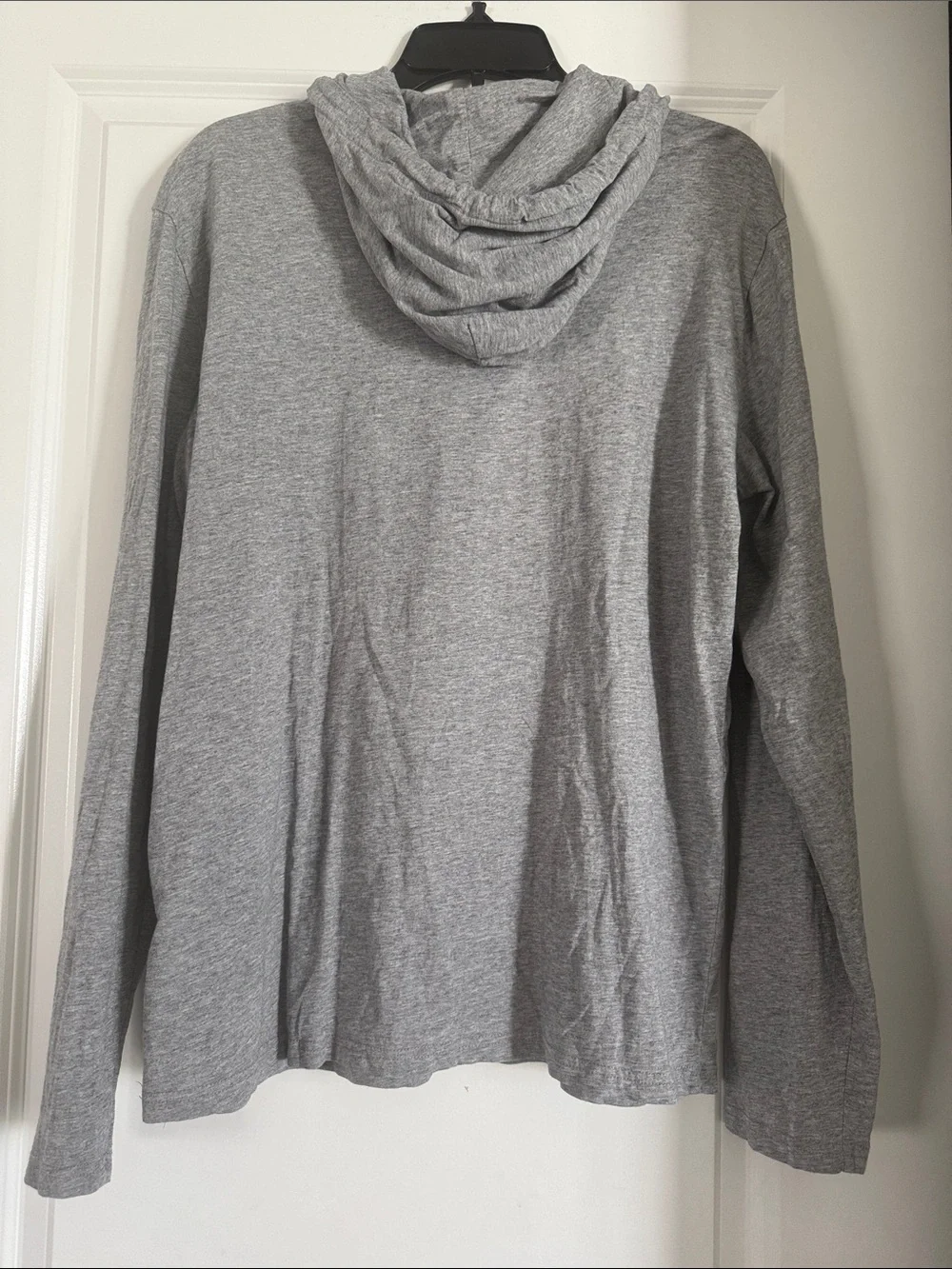 Polo by Ralph Lauren Heather Gray Hooded Long-Sleeve Shirt (1038)